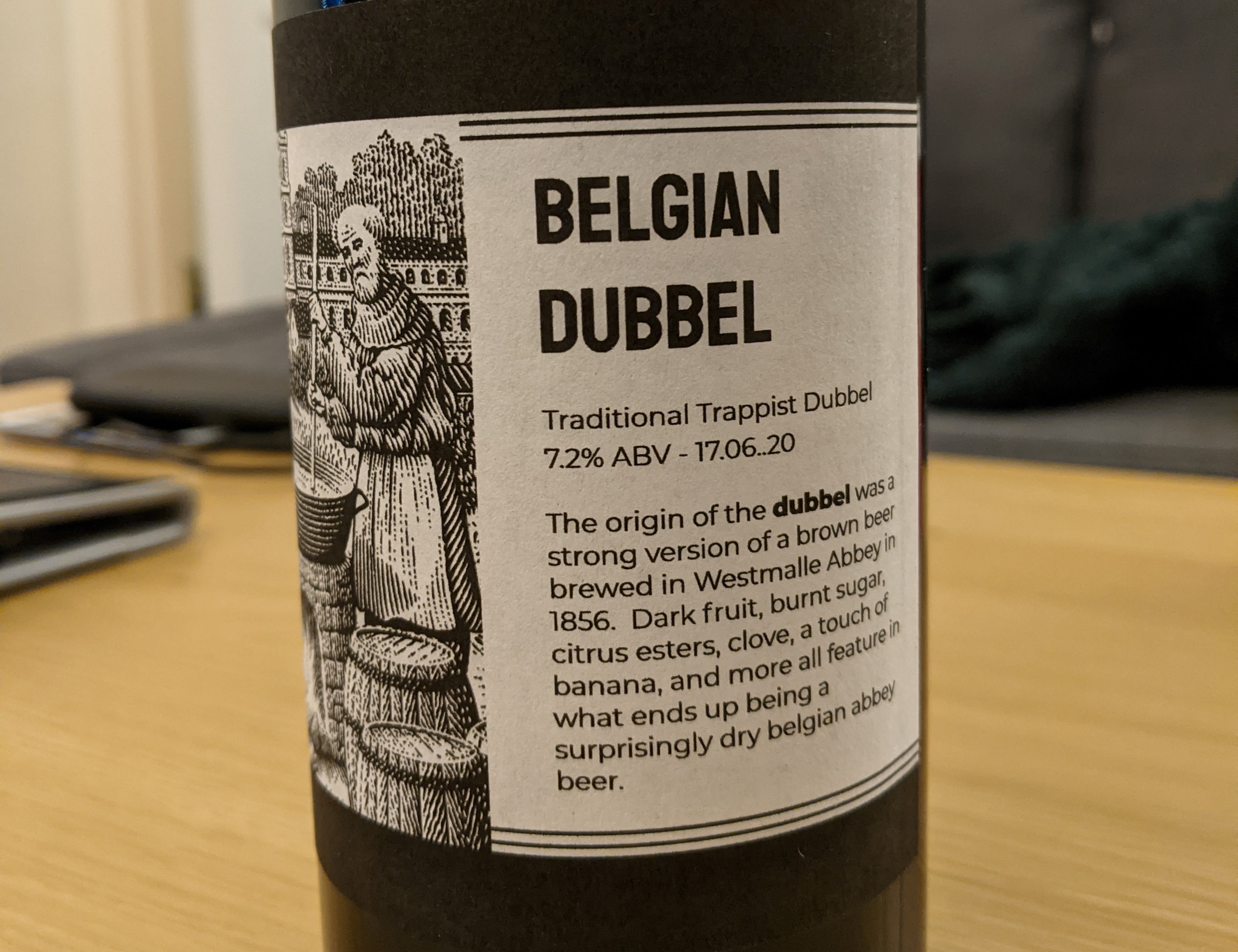 Belgian Dubbel Bottle